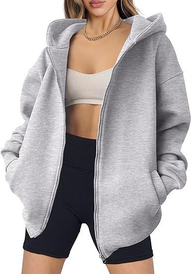 Sweatshirt Zippé à Capuche pour Femme 2024