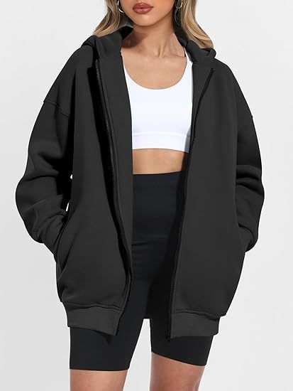 Sweatshirt Zippé à Capuche pour Femme 2024