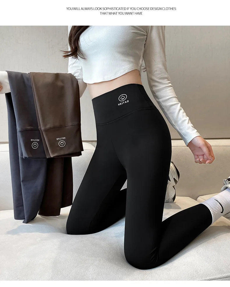 Leggings Femme Taille Haute Sans Couture