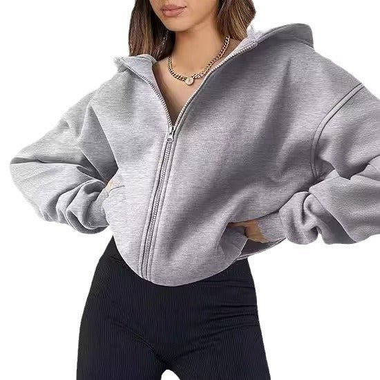 Sweatshirt Zippé à Capuche pour Femme 2024